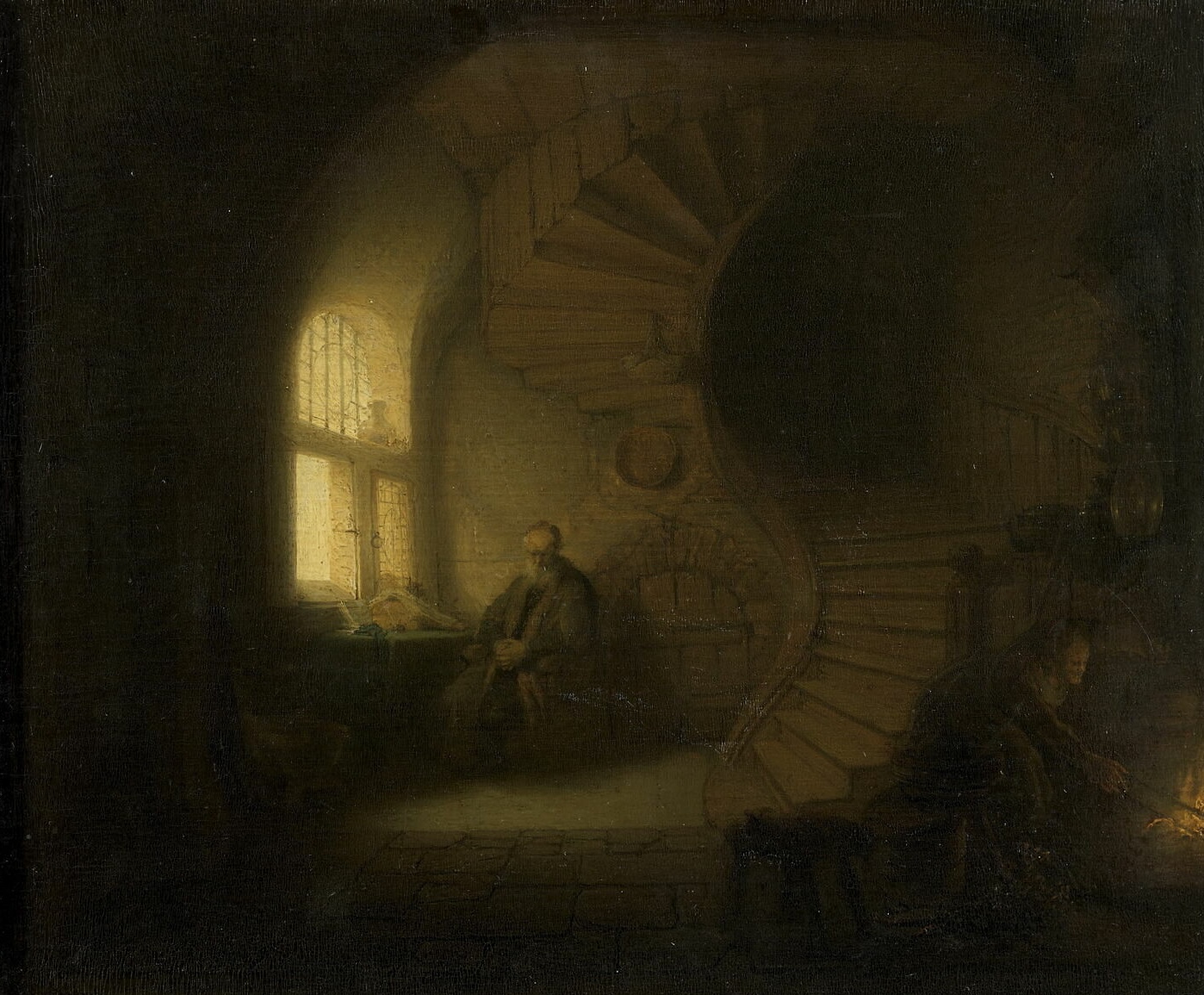 Rembrandt, Philosopher in Contemplation, 1632